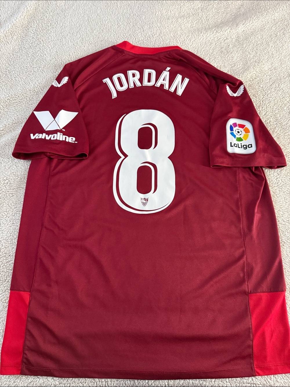 Sevilla #8 Joan Jordán 2022-23 Castore La Liga Away Jersey